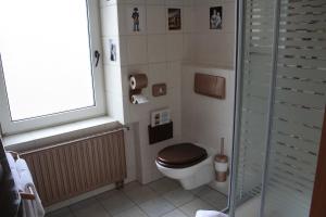 Koupelna v ubytování Hotel Berlin