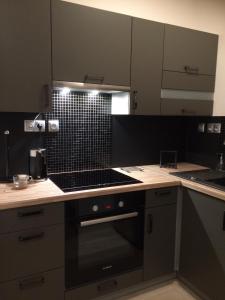 Η κουζίνα ή μικρή κουζίνα στο Apartament Fibra Mocca