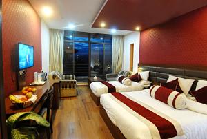 Televisyen dan/atau pusat hiburan di The Address Kathmandu Hotel