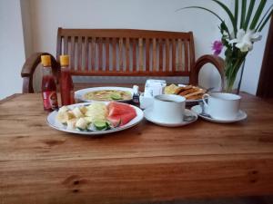 Opțiuni de mic dejun disponibile oaspeților de la Dili Gili