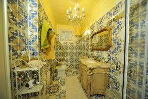Koupelna v ubytování B&B La Maison degli Angeli