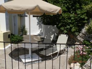 Balkón alebo terasa v ubytovaní Samos Rooms