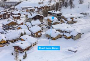 Chalet Monte Bianco v zimě