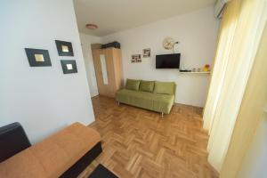 TV a/nebo společenská místnost v ubytování Apartmani Jazz Aleksandra
