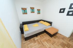 Cama o camas de una habitación en Apartmani Jazz Aleksandra