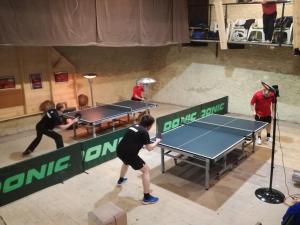 Stolní tenis v ubytování Restaurace a penzion U Lva nebo okolí