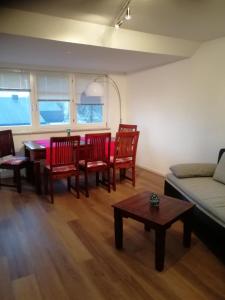 Posezení v ubytování Ferienwohnung "Zur Biene"