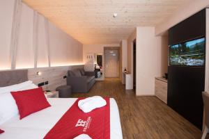Francesin Active Hotel的电视和/或娱乐中心