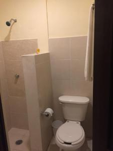 Koupelna v ubytování Hotel Maya Becan
