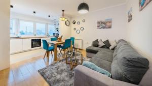 Kuchyň nebo kuchyňský kout v ubytování UrbanApartment in CENTER #FREEPARKING #COZY