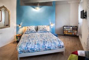 Postel nebo postele na pokoji v ubytování Al Rost B&B