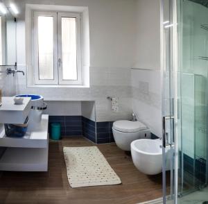 Koupelna v ubytování Al Rost B&B
