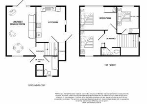 Ur City Pad - The Four Oaks House - 3 Bedrooms - 2 Bathroomsの見取り図または間取り図