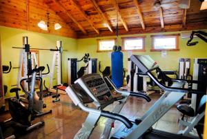 Fitness centrum a/nebo fitness zařízení v ubytování Camping & Bungalows Oasis