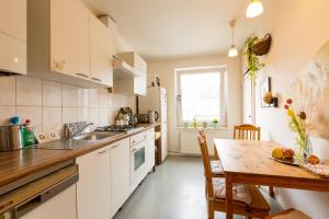 Kuchyň nebo kuchyňský kout v ubytování Hannover Business Apartments