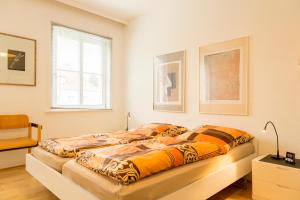 Postel nebo postele na pokoji v ubytování Hannover Business Apartments