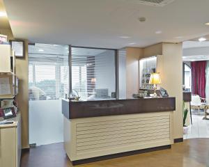 A kitchen or kitchenette at Hotel La Vigna