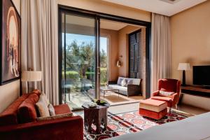 Ruang duduk di Fairmont Royal Palm Marrakech