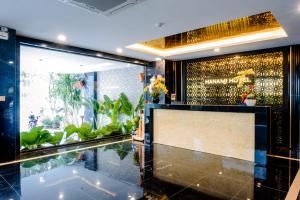 Vstupní hala nebo recepce v ubytování Hanami Hotel Danang