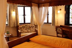 Katil atau katil-katil dalam bilik di Hotel Sonnenhof