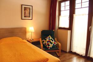 Katil atau katil-katil dalam bilik di Hotel Sonnenhof