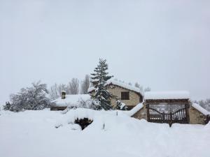 Casa Rural El Covanchón v zimě