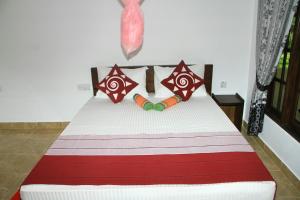 Letto o letti in una camera di Nethmi Homestay