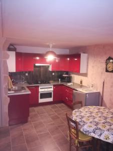 Kjøkken eller kjøkkenkrok på Maisonnette de Villiers