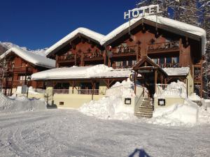 Hotel Alpenhof during the winter