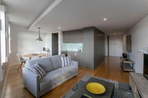 Et opholdsområde på Modern 18th Century Flat