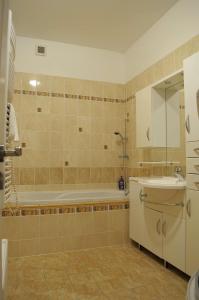 Koupelna v ubytování Apartmány V Podzámčí II.