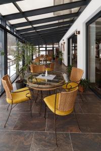 A seating area at Hotel Bystrá