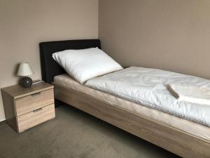 Postel nebo postele na pokoji v ubytování Hotel pod Hůrkou