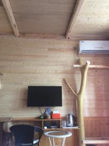 Una televisión o centro de entretenimiento en Yangjiajie Inn