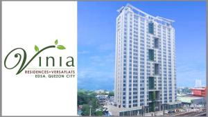 una representación de un edificio blanco alto en Vinia Residences + Versaflats, en Manila