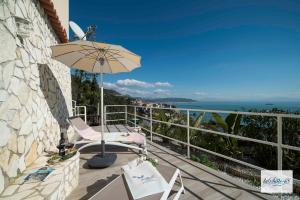 Naturlandskabet i nærheden af feriehuset