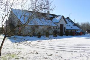 La Longère du Parc v zimě