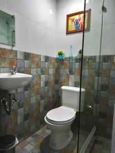 A bathroom at Prosperity Inn