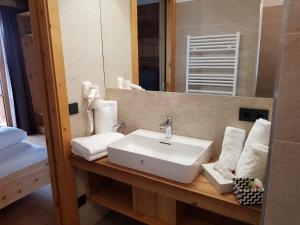 Koupelna v ubytování Wildererhütte Chalet Helmut