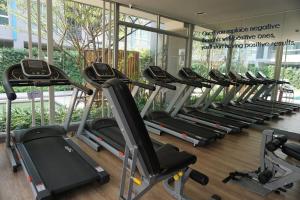 Centrul de fitness și/sau facilități de fitness de la The Kith Plus Sukhumvit 113 by BLK