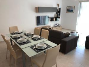 Et sittehjørne på Azure Cottage