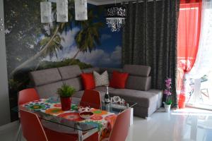 Posedenie v ubytovaní Apartament Ibiza przy plaży