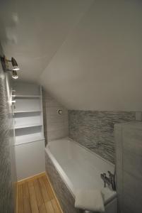 Koupelna v ubytování Auberge du Hérisson