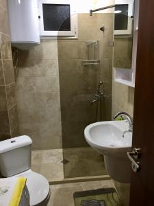 サンダンスキにあるApartment Home Kerancheviのバスルーム(トイレ、洗面台付)