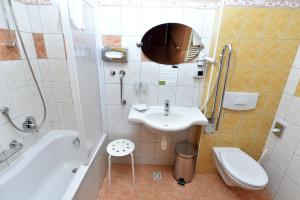 Bilik mandi di Hotel Břízky
