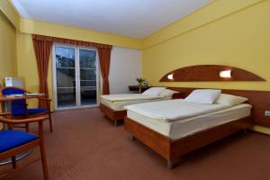 Katil atau katil-katil dalam bilik di Hotel Břízky