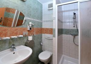 Bilik mandi di Hotel Břízky