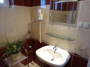 Kúpeľňa v ubytovaní Herkules apartman