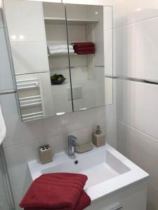 Bilik mandi di Studio Mandelieu +24 gambar