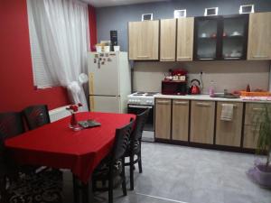 Кухня или кухненски бокс в Apartment Diana